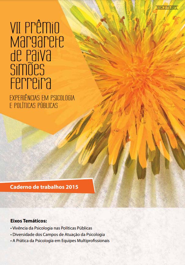 Caderno de trabalhos do VII Prêmio Margarete de Paiva Simões – Experiências em Psicologia e Políticas Públicas